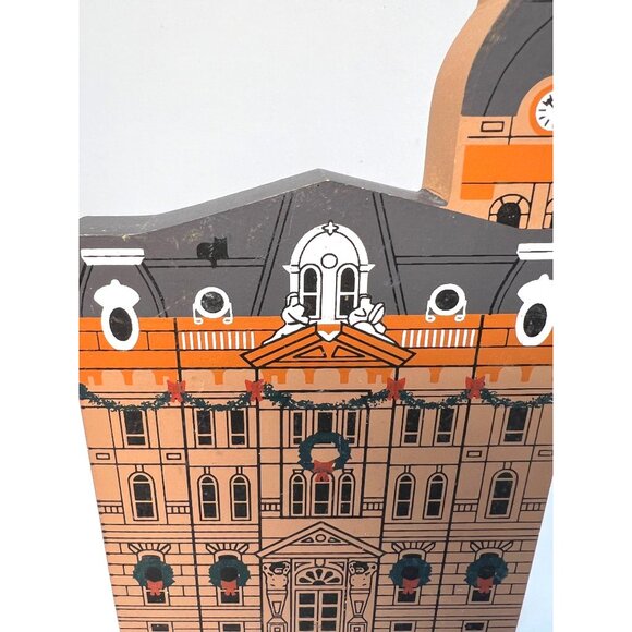 The Cats Meow 1992 Hometown Christmas Series Wayne County Court House Decor Piec - Picture 2 of 6